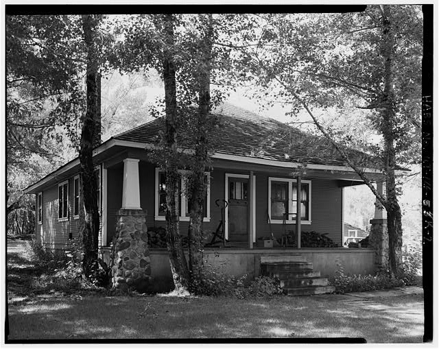 2. View of east and south sides of house, looking...