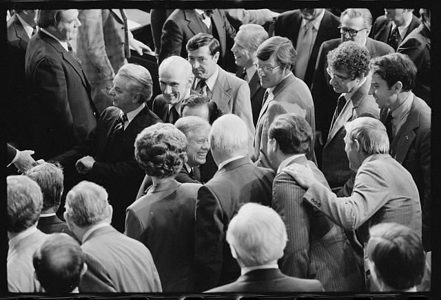 [President Jimmy Carter at the State of the Union address...