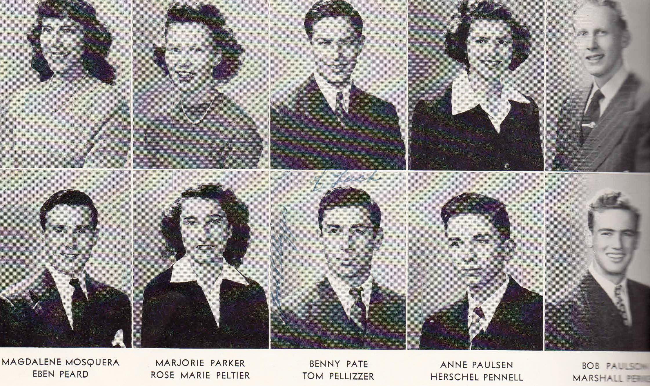 1945 San Mateo High School - Marjorie Parker