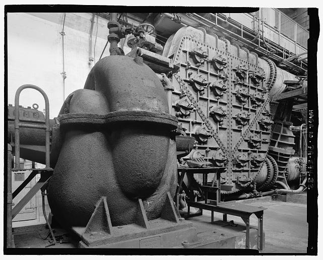32. TURBINE HALL, ORIGINAL TURBO GENERATOR, DETAILS AT...