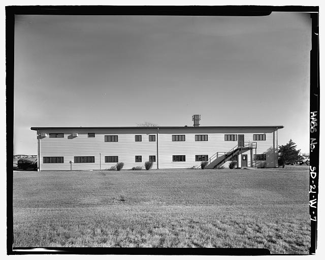 7. West side; view to east. - Ellsworth Air Force Base,...