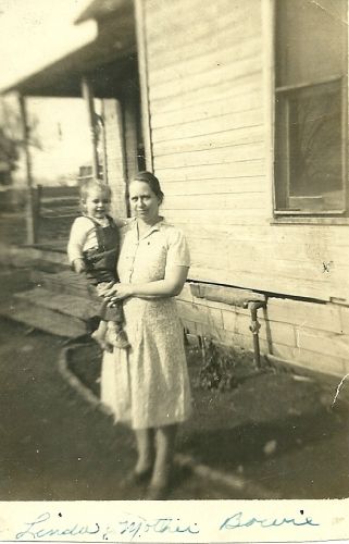 Linda Criger and Grandmother Mattie Hulse Bowie