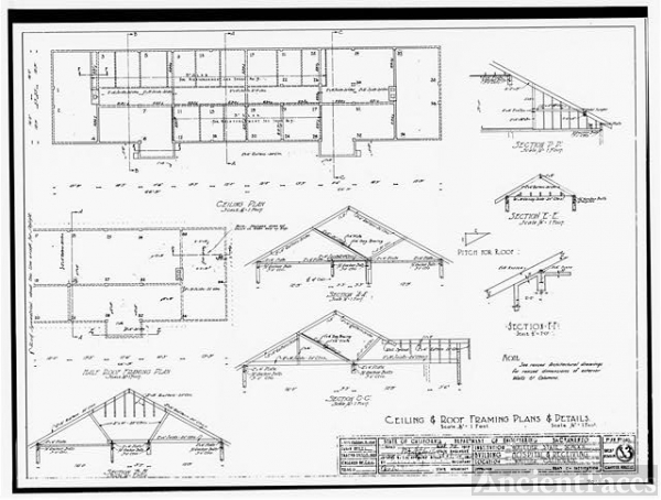 37. Ceiling & Roof Framing Plans & Details (drawing S3)