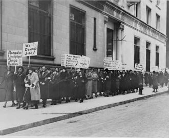 1933 New York protest