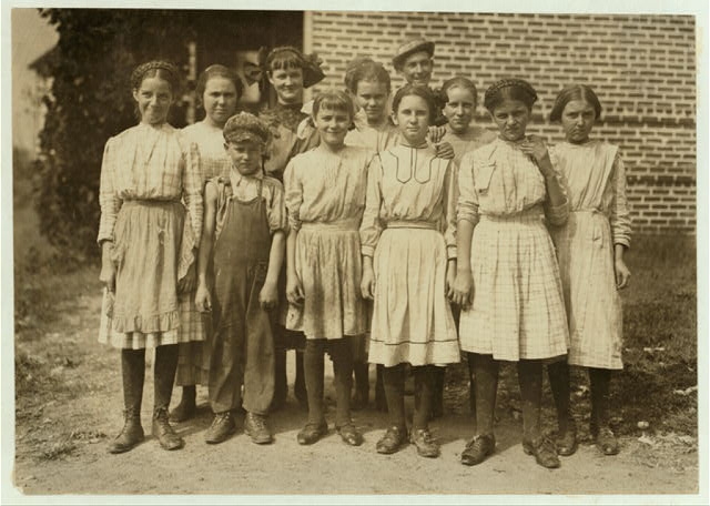 Workers in the Nokomis Cotton Mill, Lexington, N.C. The...