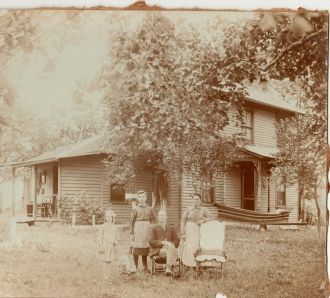 Rupert Family & Home, OH 1900