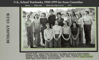 Annie T. (Connellan)Edwards--U.S., School Yearbooks, 1900-1999(1979)Ecology Club