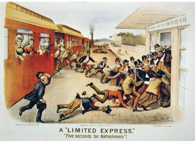 A limited express: five seconds for refreshments! / Thos....