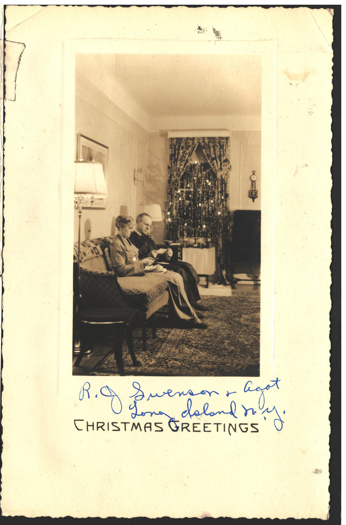 R. J. Swenson and Agot, Long Island, NY