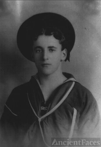 Apprentice Alex Martin, c1900