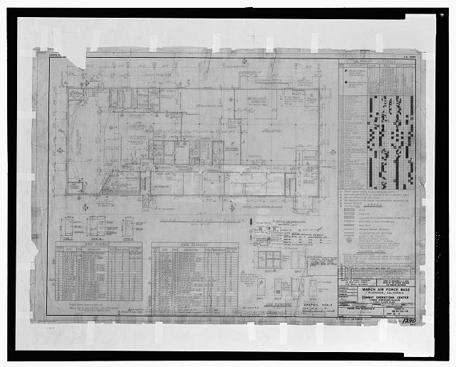 First floor plan. (Also includes a door schedule and door...