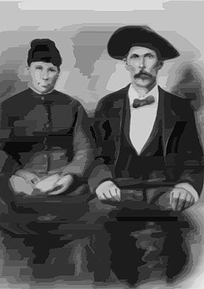 Lucinda and Charles Darrnel, 1870