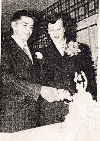John Andersen and Mable Searles wedding day
