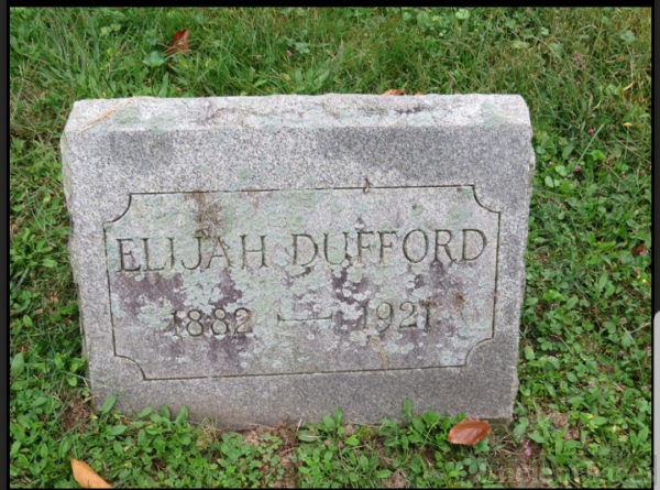 Elijah Dufford Gravestone