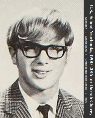 Darrah Perry Chavey--U.S., School Yearbooks, 1900-2016 Grand Blanc High School (1970) Sophomore