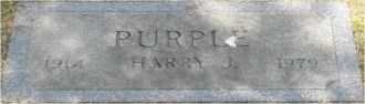 Harry Jasper Purple, Jr - Gravestone
