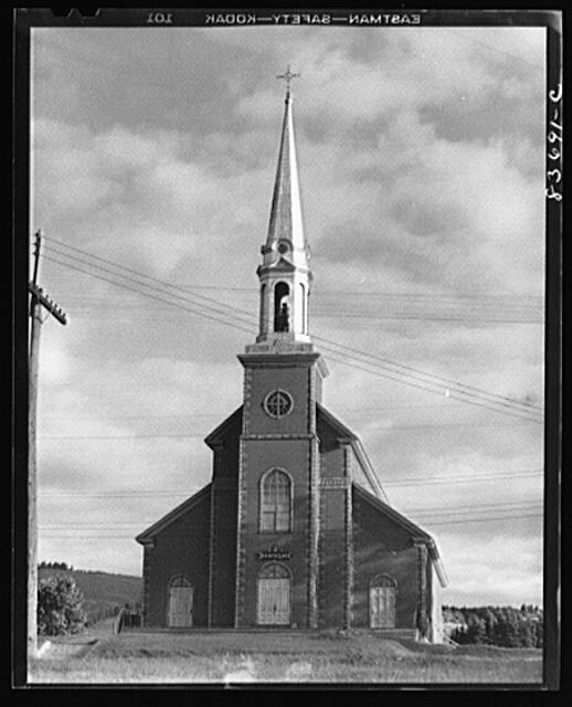 Fort Kent, Maine. (vicinity). Church in the parish where...