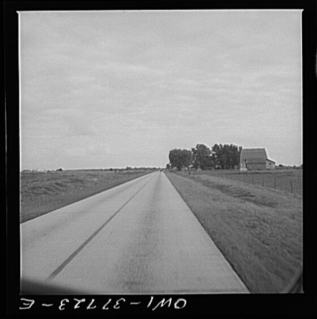 A highway which was formerly crowded with traffic in...