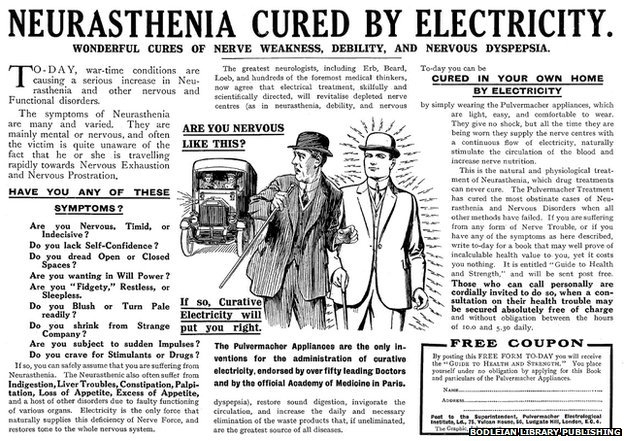Neurasthenia Cured/Electricity