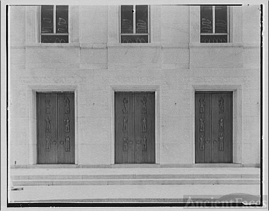 Library of Congress (John Adams Building). Carvings on...