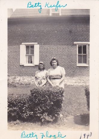 Betty Keefer and Betty Flagle