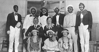 Mable Hanchett & a Minstral Troupe, 1924