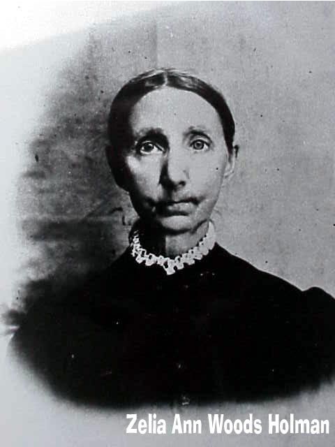 Zelia Ann (Woods) Holman, 1890