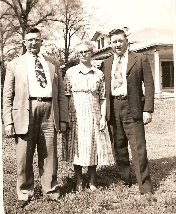 Calvin, Thelma and James Roseman Abbott