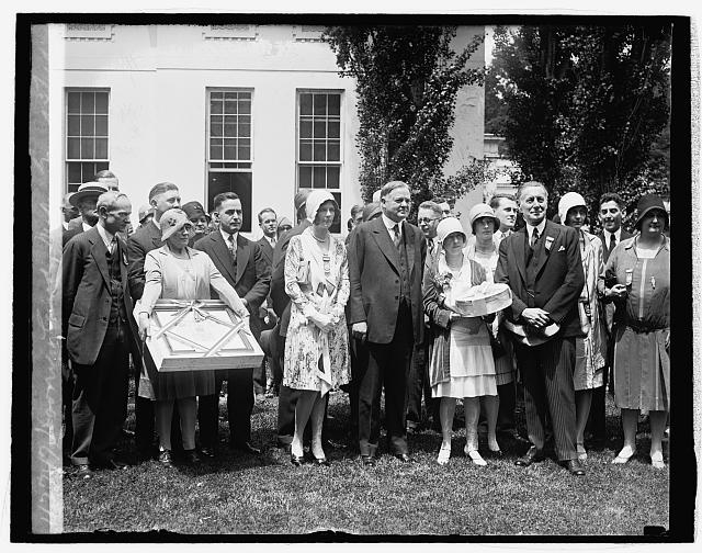 Hoover & candy makers group, 5/16/29