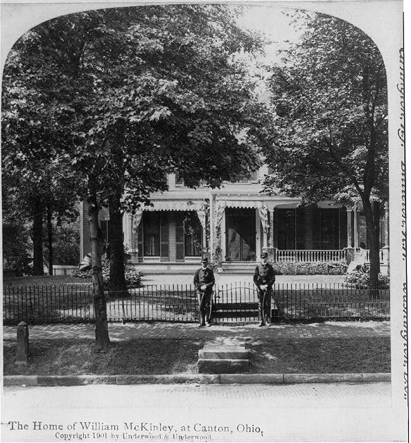 The home of William McKinley at Canton, Ohio