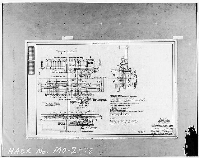 78. Photocopy of drawing (drawing 100182a) ARRANGEMENT OF...