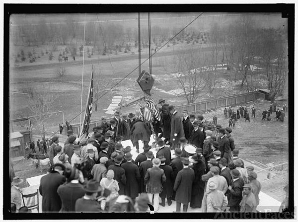 Memorial Amphitheatre, Arlington. Cornerstone