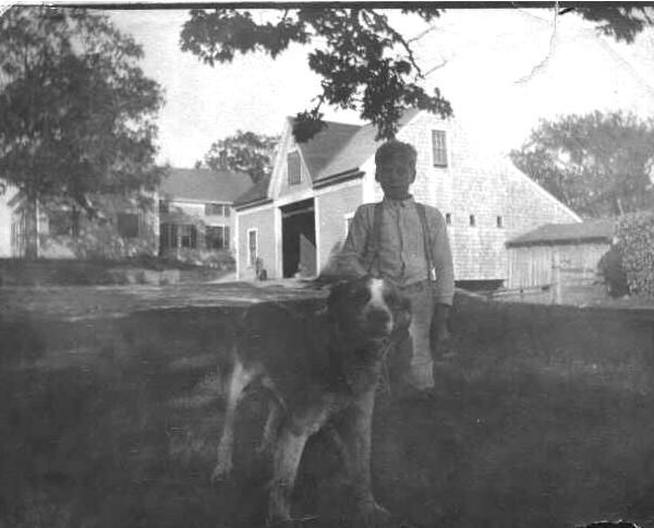 Eddie Ames at Bryant's Farm, 1927