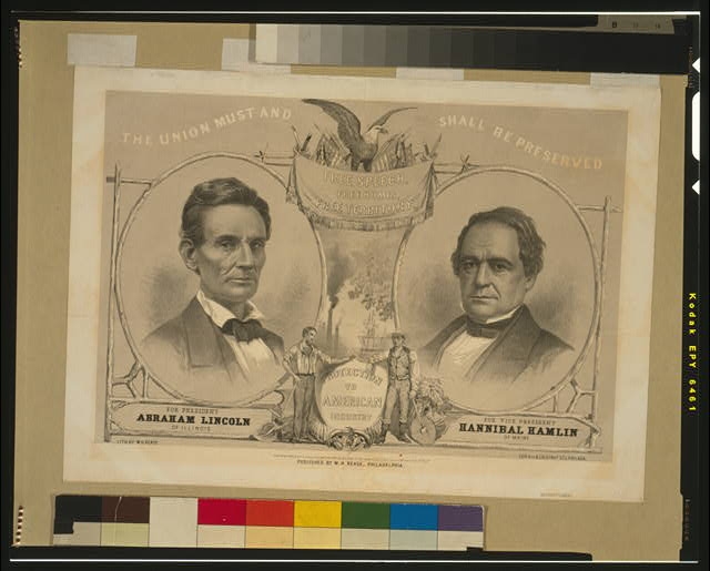 The Union must and shall be preserved. For President...