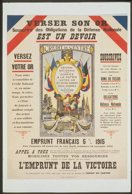 Versez son or. Souscrire des obligations de la défense...
