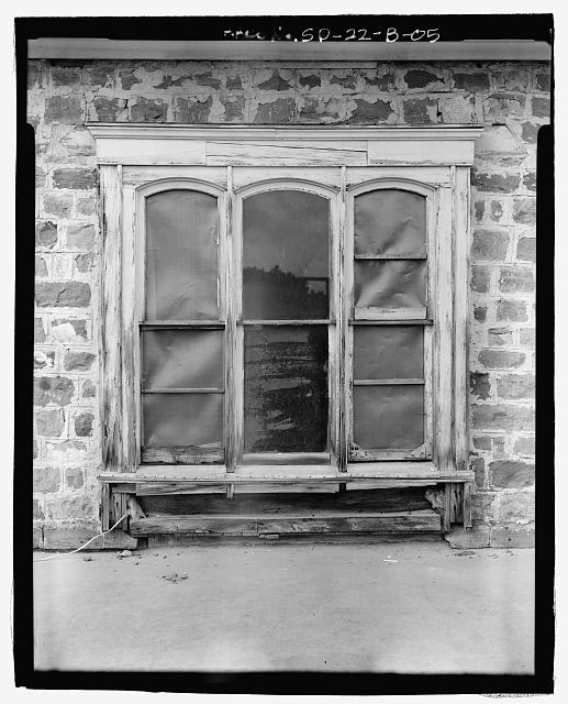 5. Looking west at window on east elevation - Anderson...