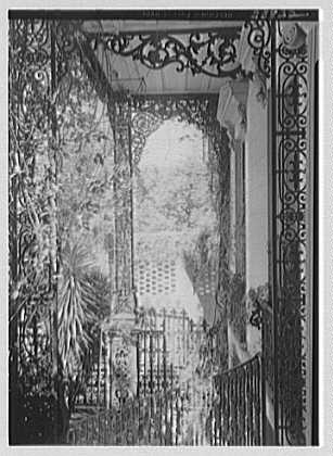 Charleston ironwork details, Charleston, South Carolina....