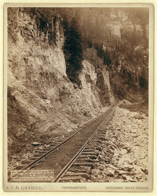 "Grand Canyon." Elk Canyon on Black Hills and Ft. P. R.R