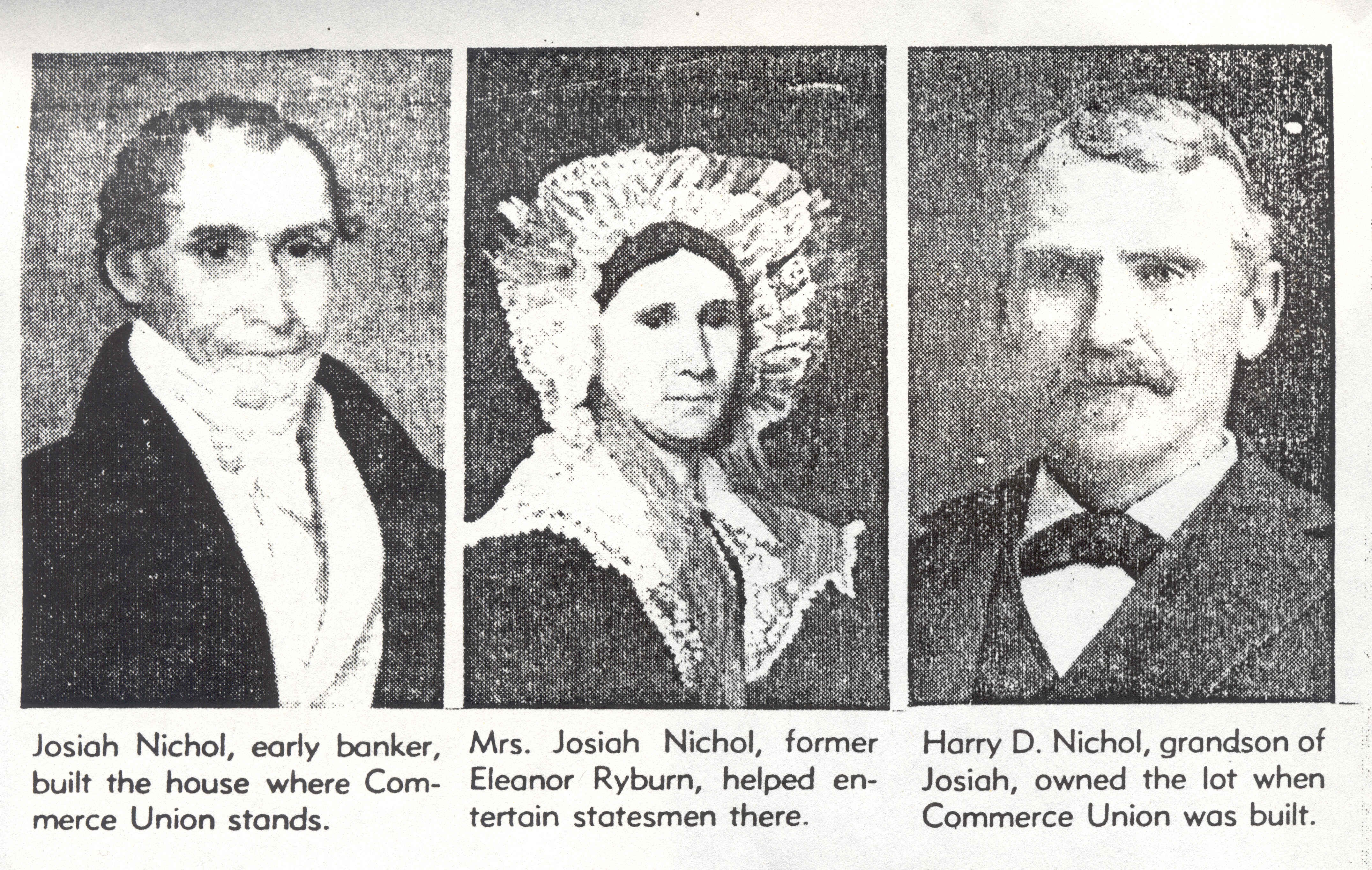 Josiah, Eleanor (Ryburn), & Harry Nichol, TN