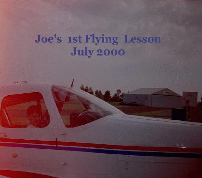 Joe Wegner's 1st Flying Lesson