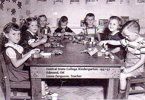 1952 Kindergarten Class, Central State College, Edmond, OK