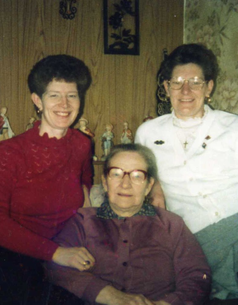Lizzie Berry, June Sleeth, and Mary McGowan