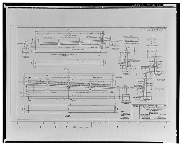 35. SHEET 16 - Heald Street Bridge, Spanning Conrail...