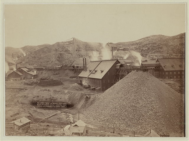 "Mills and mines." Part of the great Homestake works,...