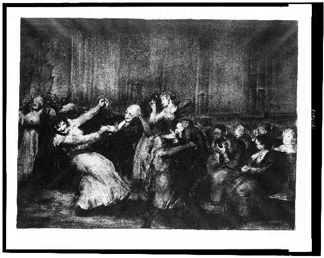 Dance in a mad house / Geo. Bellows.