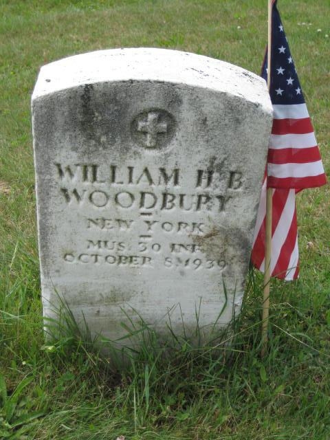 William H. B. Woodbury gravesite