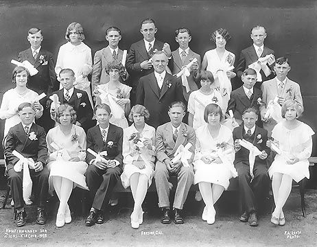 Zions-Kirche 1928 Confirmation Class