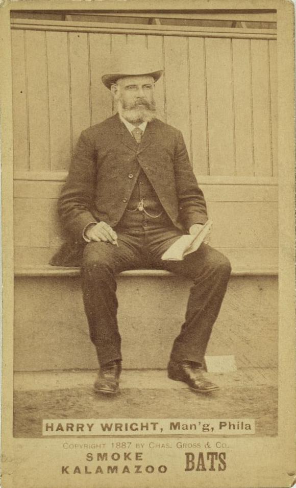Harry Wright 1887 Phillies Manager