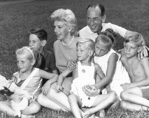 Jose Ferrer and Rosemary Clooney and Family.