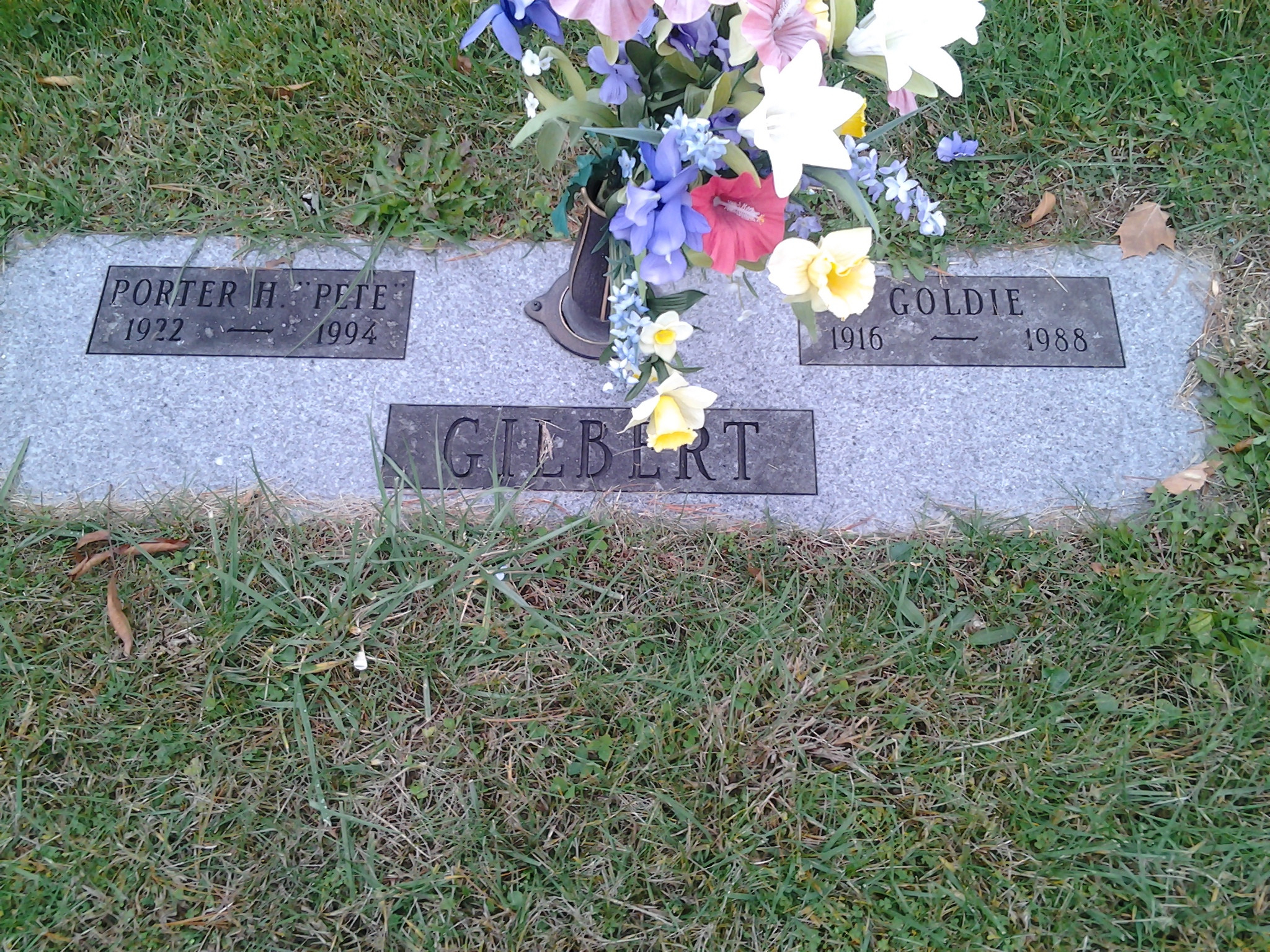 Grave of Goldie K. Gilbert